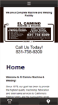 Mobile Screenshot of elcaminomachine.net